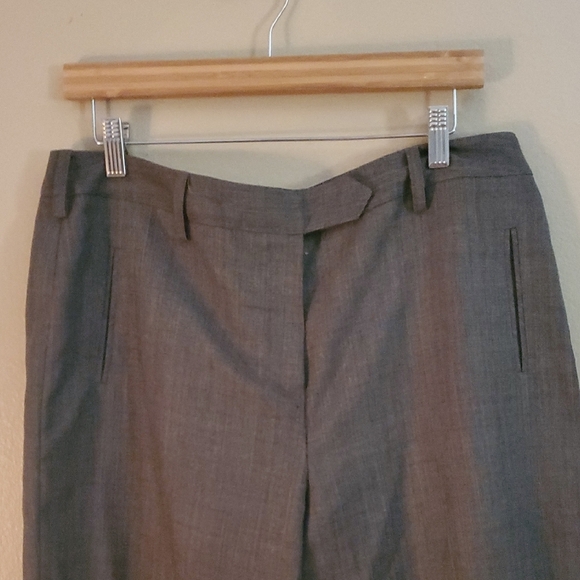 Larry Levine Womens Lined Elegant Brown Dress Pants - Picture 3 of 10